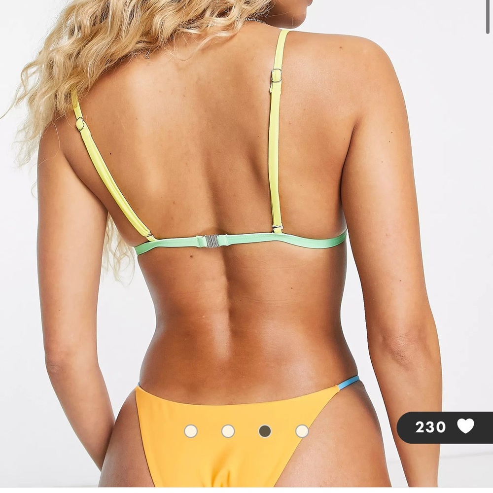 It’s now cool bikini! New with tags, hygienic liner still on! Cute colors!